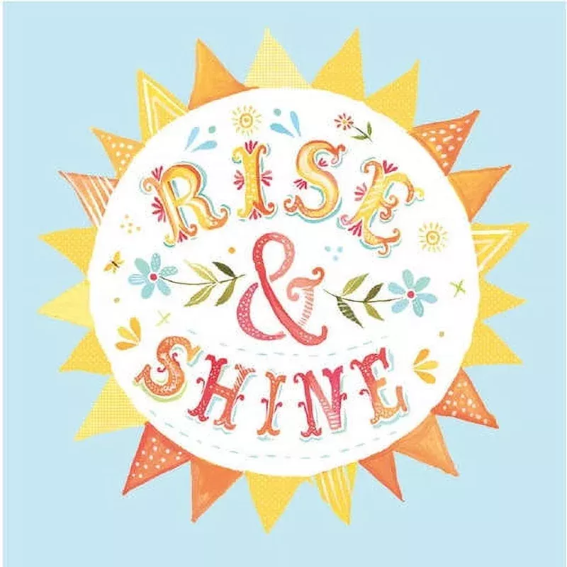 Oopsy Daisy Toos Rise & Shine Canvas Wall Art